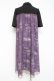 画像3: axes femme / 夏の星空チュールシャツワンピース F パープル Y-26-03-09-222-AX-OP-SZ-ZY (3)