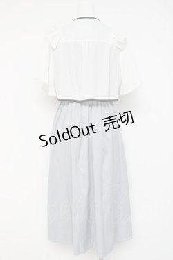 画像2: axes femme POETIQUE / レイヤード風チャイナワンピース  グレー Y-26-03-09-224-AX-OP-SZ-ZY