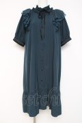 axes femme / 肩フリルワンピース F グリーン Y-26-03-09-225-AX-OP-SZ-ZY
