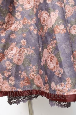 画像3: axes femme NOSTALGIE / 花柄ベルト付きワンピース M ダークラベンダー Y-26-03-09-226-AX-OP-SZ-ZY