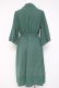画像2: axes femme POETIQUE / バイカラートレンチワンピース M グリーン Y-26-03-09-232-AX-OP-SZ-ZY (2)