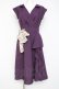 画像1: axes femme / ラップ風シャツワンピース M パープル Y-26-03-09-234-AX-OP-SZ-ZY (1)