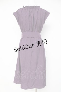 画像3: axes femme / ラップ風シャツワンピース M パープル Y-26-03-09-234-AX-OP-SZ-ZY