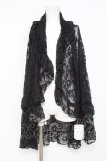 axes femme / 総レース3WAYカーディガン M 黒 Y-26-03-09-030-AX-TO-SZ-ZY
