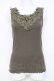 画像1: axes femme / 刺繍レースタンク  カーキ Y-26-03-09-034-AX-TO-SZ-ZY (1)