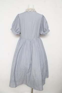 画像2: m petit by misako / ストライプワンピース L 中青 Y-26-03-11-042-LO-OP-SZ-ZY