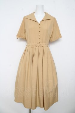 画像1: an another angelus / オープンカラーフレンチシャビーワンピース F ライトイエロー Y-26-03-11-046-CA-OP-SZ-ZY