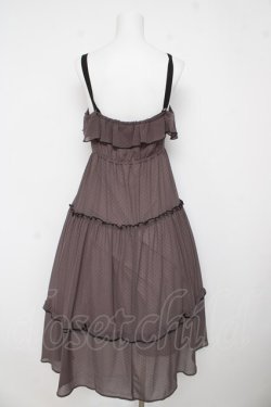 画像2: evelyn / ドット柄キャミワンピース  グレー Y-26-03-11-047-LO-OP-SZ-ZY