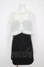 画像1: Bubbles / shaggy ribbon ワンピース F ブラック Y-26-03-11-054-CA-OP-SZ-ZY (1)