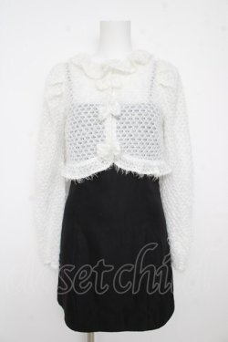 画像1: Bubbles / shaggy ribbon ワンピース F ブラック Y-26-03-11-054-CA-OP-SZ-ZY