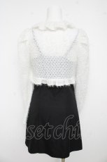 画像2: Bubbles / shaggy ribbon ワンピース F ブラック Y-26-03-11-054-CA-OP-SZ-ZY (2)