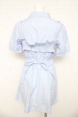 画像2: evelyn / リボンビスチェ付きシャツワンピース F サックス Y-26-03-11-057-LO-OP-SZ-ZS (2)