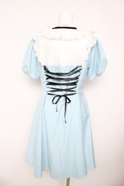 画像2: White Moon / アリス風ワンピース  サックス Y-26-03-11-058-LO-OP-SZ-ZY