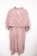 画像2: Lovely Tency / 眞白ありすコラボ レースケープワンピース  ピンク Y-26-03-11-061-LO-OP-SZ-ZY (2)