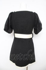 画像2: Bubbles / ポイントレザーリボンワンピース F ブラック Y-26-03-11-062-CA-OP-NS-ZY (2)