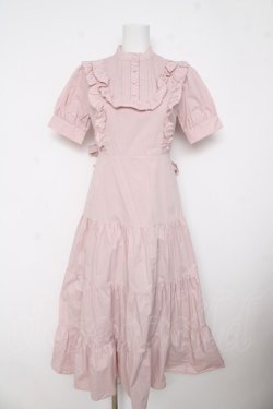 画像1: Ank Rouge / ティアードヨークワンピース M ピンク Y-26-03-11-063-CA-OP-SZ-ZY