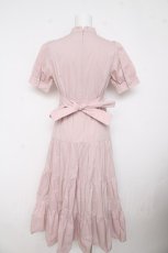 画像2: Ank Rouge / ティアードヨークワンピース M ピンク Y-26-03-11-063-CA-OP-SZ-ZY (2)