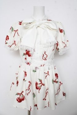 画像1: Ank Rouge / メルトチェリープリンセスSetup　セットアップ M アイボリー Y-26-03-11-065-CA-OP-SZ-ZY