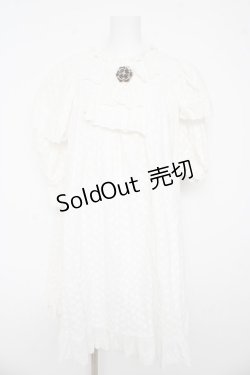 画像1: AND ROMEO / Embroidered Cotton ワンピース  白 Y-26-03-11-070-LO-OP-SZ-ZY