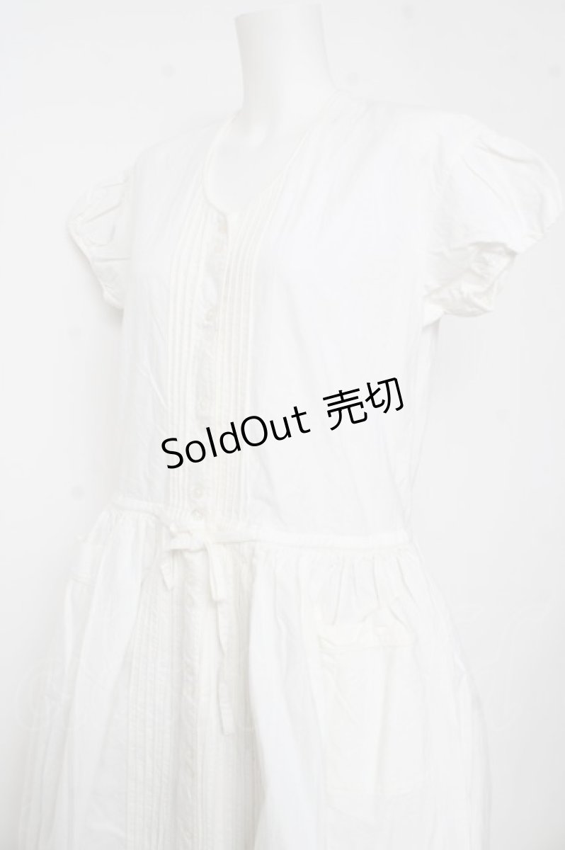 画像3: PINK HOUSE / ノーカラー半袖ワンピース F 白 Y-26-03-11-071-LO-OP-SZ-ZY (3)