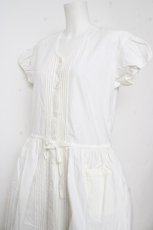 画像3: PINK HOUSE / ノーカラー半袖ワンピース F 白 Y-26-03-11-071-LO-OP-SZ-ZY (3)