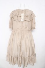 画像2: Perla nell' ostrica / フリルカラーワンピース  ベージュ Y-26-03-11-072-EL-OP-SZ-ZY (2)