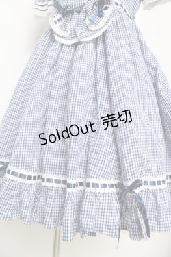 画像4: BABY, THE STARS SHINE BRIGHT / からみギンガムワンピース  ネイビー Y-26-03-11-075-BA-OP-AS-ZY