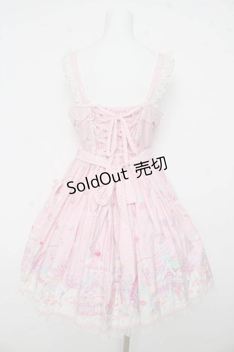 画像2: Angelic Pretty / MilkyPlanetジャンパースカート  ピンク Y-26-03-11-076-AP-OP-AS-ZY (2)