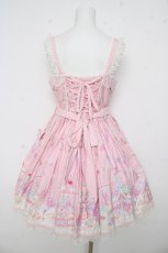 画像2: Angelic Pretty / MilkyPlanetジャンパースカート  ピンク Y-26-03-11-076-AP-OP-AS-ZY (2)