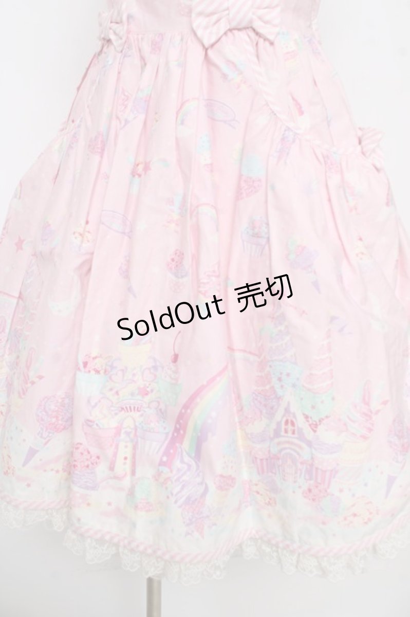 画像4: Angelic Pretty / MilkyPlanetジャンパースカート  ピンク Y-26-03-11-076-AP-OP-AS-ZY (4)