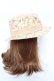 画像4: axes femme / コサージュ付フラワーハット  マルチ Y-26-03-11-005-AX-AC-SZ-ZY (4)