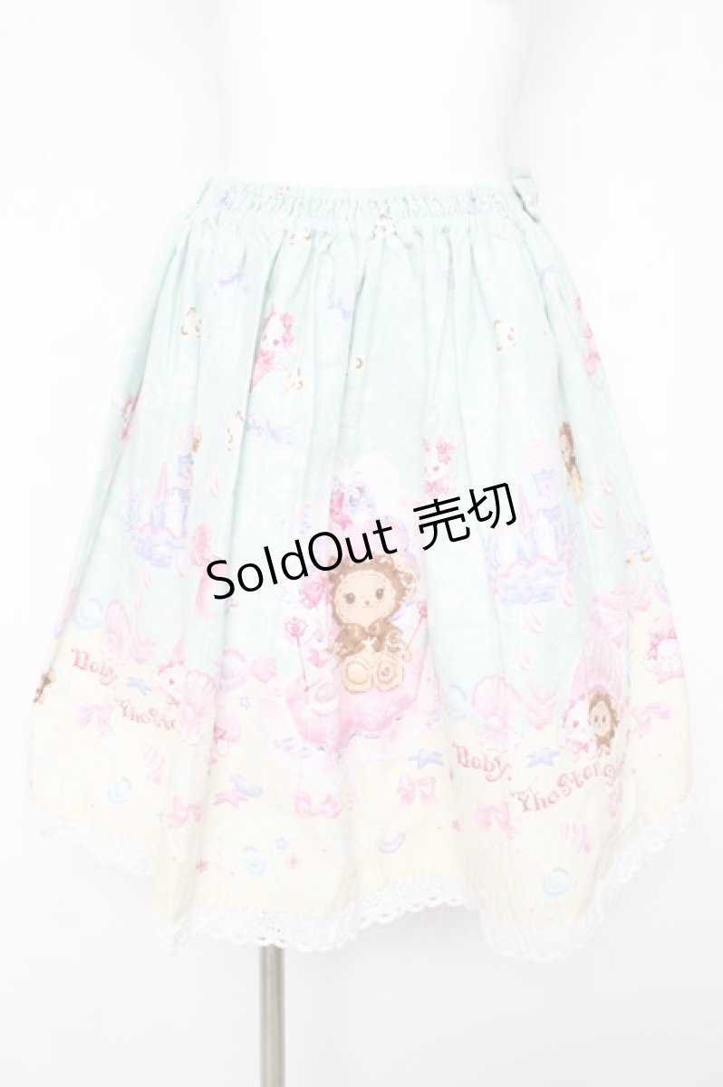 画像1: BABY, THE STARS SHINE BRIGHT / くみゃちゃんのマリンアイランドスカート  ミント Y-26-03-11-079-BA-OP-SZ-ZY (1)