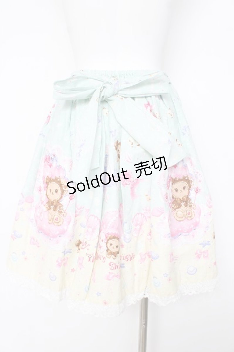 画像2: BABY, THE STARS SHINE BRIGHT / くみゃちゃんのマリンアイランドスカート  ミント Y-26-03-11-079-BA-OP-SZ-ZY (2)