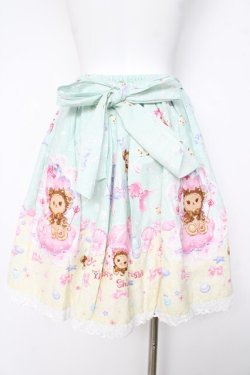 画像2: BABY, THE STARS SHINE BRIGHT / くみゃちゃんのマリンアイランドスカート  ミント Y-26-03-11-079-BA-OP-SZ-ZY