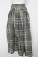 画像2: an another angelus / ビッグチェックタックスカート F グリーン Y-26-03-11-085-CA-SK-SZ-ZY (2)