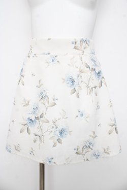 画像1: evelyn / 花柄台形スカート  オフ Y-26-03-11-089-LO-SK-SZ-ZY