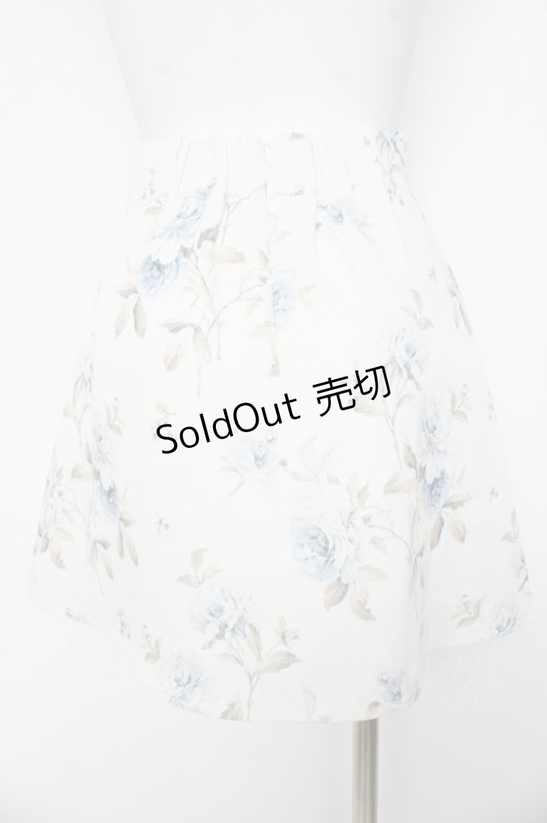 画像2: evelyn / 花柄台形スカート  オフ Y-26-03-11-089-LO-SK-SZ-ZY (2)