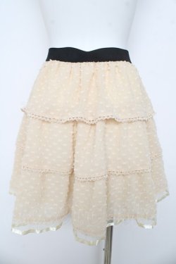 画像2: axes femme / リボンドットスカート M 生成り Y-26-03-11-097-AX-SK-SZ-ZY