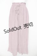axes femme / ウエストリボンワイドパンツ M コイピンク Y-26-03-11-100-AX-PA-SZ-ZY