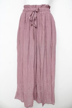 画像1: axes femme / ウエストリボンワイドパンツ M コイピンク Y-26-03-11-100-AX-PA-SZ-ZY