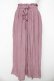 画像1: axes femme / ウエストリボンワイドパンツ M コイピンク Y-26-03-11-100-AX-PA-SZ-ZY (1)