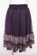 画像1: axes femme / カラー刺繍Aラインスカート M 紫 Y-26-03-11-103-AX-SK-SZ-ZY (1)