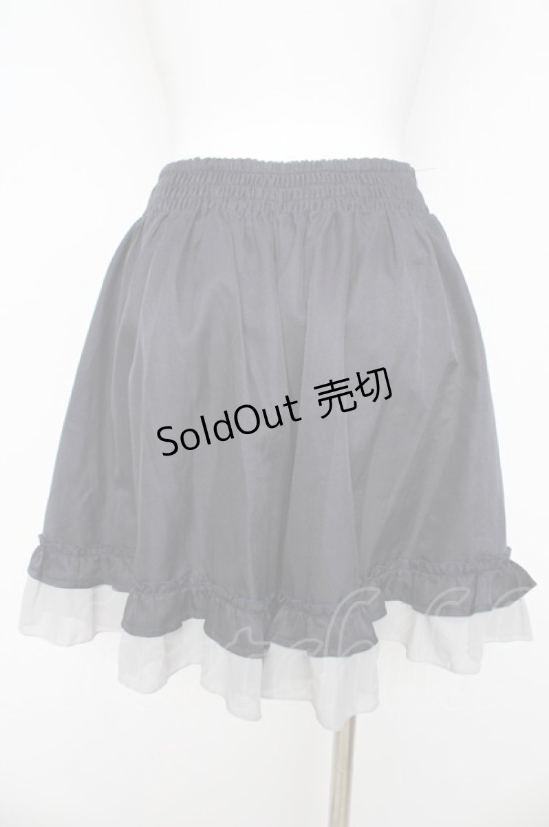 画像2: axes femme / ウエスト刺繍キュロットスカート  紺 Y-26-03-11-106-AX-SK-SZ-ZS (2)