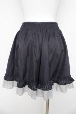 画像2: axes femme / ウエスト刺繍キュロットスカート  紺 Y-26-03-11-106-AX-SK-SZ-ZS (2)