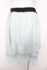 画像2: axes femme / カラー刺繍チュールスカート/リトルマーメイド M サックス Y-26-03-11-116-AX-SK-SZ-ZY (2)