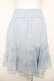 画像2: axes femme / ムーンキャットティアードスカート M サックス Y-26-03-11-117-AX-SK-SZ-ZY (2)