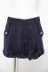 画像1: axes femme / バルーンショートパンツ M 紺 Y-26-03-11-120-AX-PA-SZ-ZY (1)