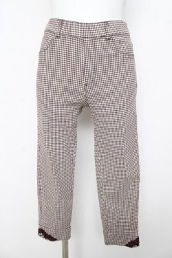 画像1: axes femme / レギンスパンツ M 茶 Y-26-03-11-122-AX-PA-SZ-ZY