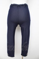 画像2: axes femme / 裾プチバラ使いレギンス M 紺 Y-26-03-11-123-AX-PA-SZ-ZS (2)