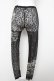 画像2: GHOST of HARLEM / プリント入りレオパードレースレギンス F 黒 Y-26-03-11-126-GL-PA-SZ-ZY (2)